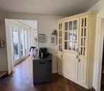 Mooie maatwerk keuken (van echt hout)!!, Huis en Inrichting, Keuken | Complete keukens, Ophalen, Gebruikt, Geel, Enkelwandige keuken
