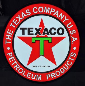 Texaco wand reclame verlichting lamp USA mancave decoratie  beschikbaar voor biedingen