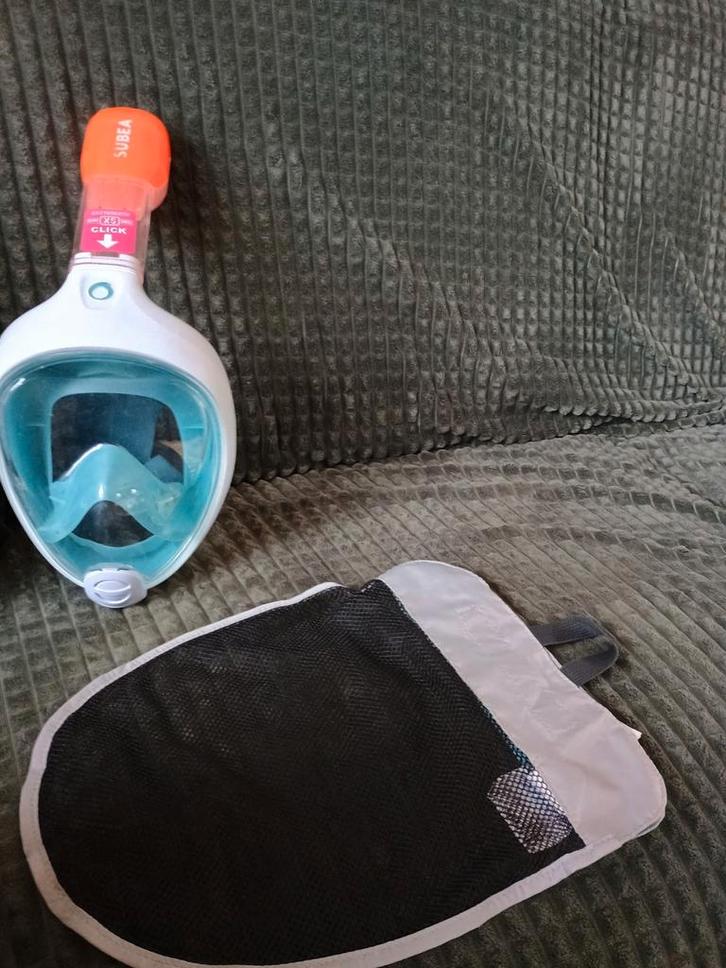 Easybreath Snorkelmasker XS (Decathlon), Watersport en Boten, Duiken, Zo goed als nieuw, Duikbril of Snorkel, Ophalen of Verzenden