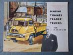 Brochure THAMES TRADER TRUCKS - 1957 NL, Verzenden, Gelezen, Overige merken