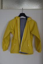 Gele regenjas met gestreepte voering – maat 140, Ophalen of Verzenden, Zo goed als nieuw, Regenjas, Kinderen