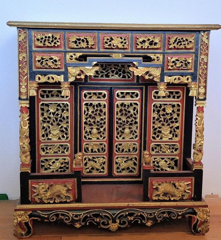 Chinees huisaltaar, Antiek en Kunst, Antiek | Religie, Ophalen