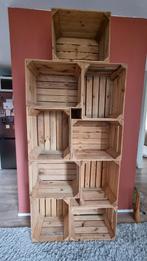 Fruitkistjeskast - boekenkast - keukenkast, Huis en Inrichting, Kasten | Boekenkasten, Ophalen, Zo goed als nieuw, 25 tot 50 cm