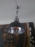 Hanglamp mat zwart industrieel, Huis en Inrichting, Lampen | Hanglampen, Industrieel, Metaal, Zo goed als nieuw, Ophalen