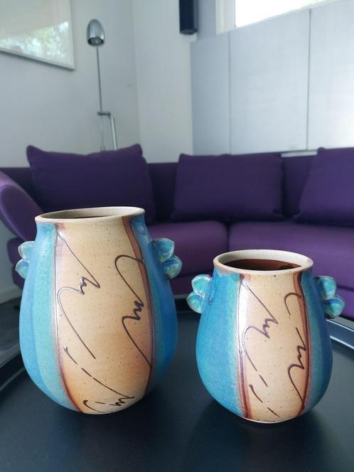 Twee vazen/potten Meissenberg, Antiek en Kunst, Antiek | Vazen, Ophalen of Verzenden