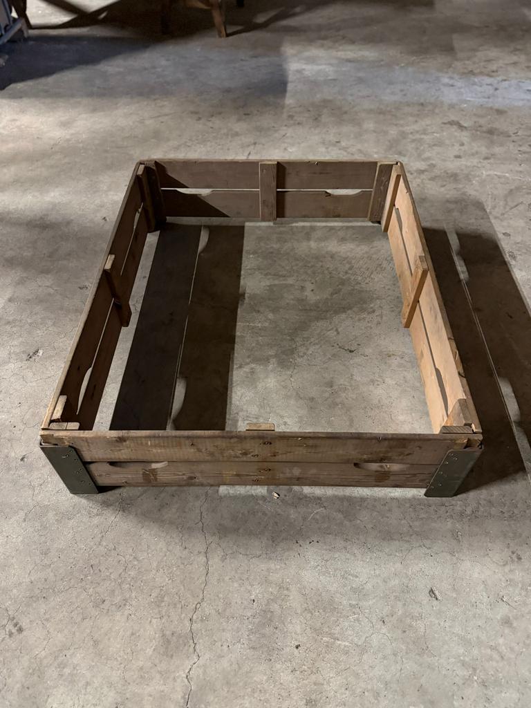 50. StuksOmzet randen. Degelijke exleger kratten omzetranden, Ophalen, 100 cm of meer, Ministerie van de landmacht, 60 cm of meer