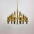 Sciolari messing kroonluchter mid century xxl sputnik, Ophalen of Verzenden, Gebruikt