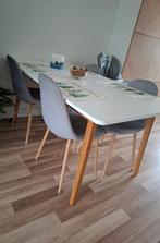 Set tafel en stoelen, Ophalen, Gebruikt, 200 cm of meer, 50 tot 100 cm