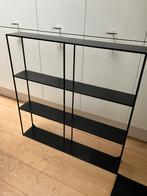 Industrieel wandrek metaal zwart, Huis en Inrichting, Ophalen, Met plank(en), 50 tot 100 cm, Zo goed als nieuw