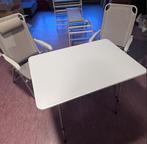 Camping stoelen en tafel (vrijbuiter outdoor), Caravans en Kamperen, Kampeermeubelen, Ophalen, Zo goed als nieuw, Campingstoel