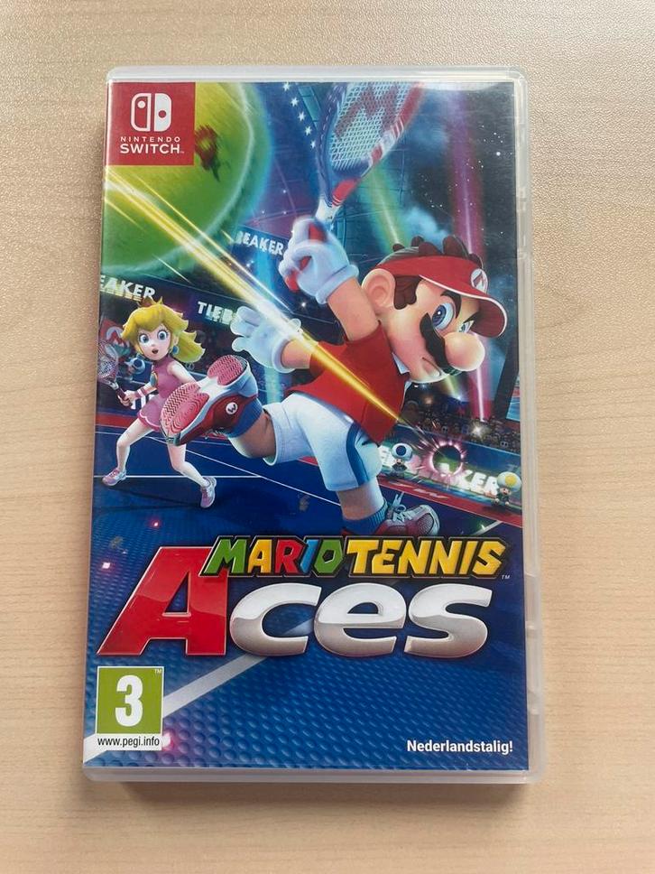 Mario Tennis Aces, Spelcomputers en Games, Games | Nintendo Switch, Zo goed als nieuw, Sport, 3 spelers of meer, Vanaf 3 jaar