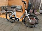 Gazelle MPB parelmoer witte fiets., Fietsen en Brommers, Ophalen, 2 zitjes, Versnellingen, Zo goed als nieuw