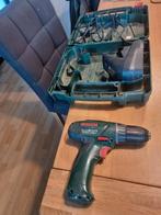 Accuboormachine bosch met koffer lader en licht snelspankop, Ophalen of Verzenden, Zo goed als nieuw, Minder dan 400 watt, Boor- en Schroefmachine