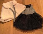 Glitterjurk en poncho kerst maat 74/80, Kinderen en Baby's, Ophalen of Verzenden, Zo goed als nieuw, Meisje