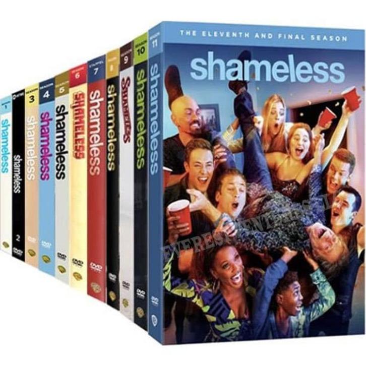 Shameless 1-11 dvd set, Cd's en Dvd's, Dvd's | Tv en Series, Nieuw in verpakking, Komedie, Boxset, Alle leeftijden, Ophalen of Verzenden