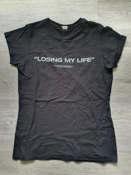 Dames band T-shirt van Falling in reverse - maat M, Kleding | Dames, T-shirts, Gedragen, Zwart, Korte mouw, Ophalen of Verzenden