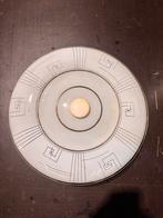 Jaren 50/60 plafondlamp, Ophalen, Gebruikt, Glas