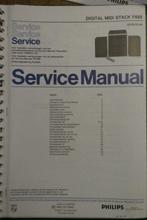 Philips / mini tower / Midi Stack F880 service manual, Verzenden, Audio en Video