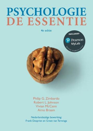 Psychologiede essentie Philip G. Zimbardo 9789043035859 beschikbaar voor biedingen