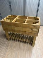 Moestuinbak / kruidenbak op poten van hout, Tuin en Terras, Ophalen, Zo goed als nieuw, Rechthoekig, Hout