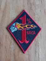 1% patch, biker patch, verzamelen, Ophalen of Verzenden, Landmacht, Nederland, Embleem of Badge