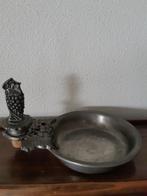 Zeer fraaie tinnen flesonderzetter met afsluitkurk, Antiek en Kunst, Antiek | Tin, Ophalen