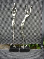 Yoga sculptuur, vrouw yoga pose figuur- naakte vrouw beelden, Ophalen of Verzenden