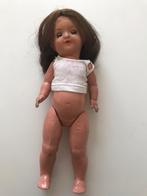 Oude jaren 50 wildebras papier maché pop, slaapogen en stem, Ophalen of Verzenden, Zo goed als nieuw, Pop