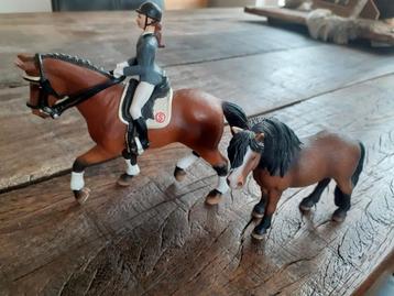 Schleich Paardjes: Dressuur & Welsh beschikbaar voor biedingen