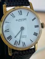 Eurotec Geneve Swiss horloge 17 jewels, Sieraden, Tassen en Uiterlijk, Horloges | Dames, Overige merken, Leer, Staal, Polshorloge