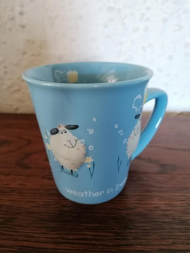 John Hinde sheep mug schapen mok Ireland, Verzenden, Zo goed als nieuw, Overige stijlen, Kop(pen) en/of Schotel(s)
