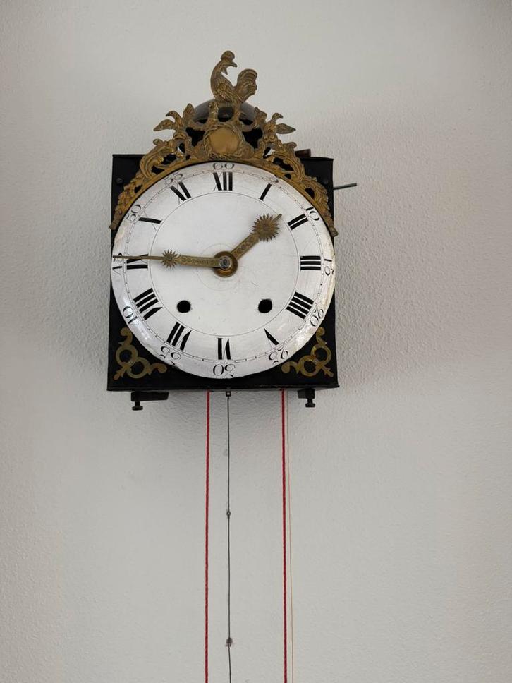 Authentieke Franse Comtoise Klok, Antiek en Kunst, Antiek | Klokken, Ophalen of Verzenden