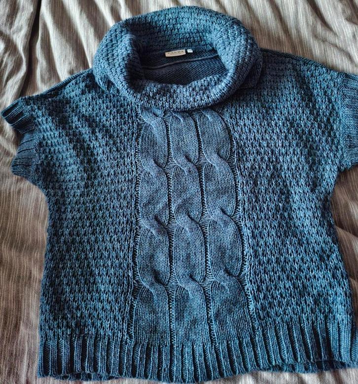 Canda Debardeur, spencer, slip-over met wijde kol. Gebreid., Kleding | Dames, Tops, Zo goed als nieuw, Maat 46/48 (XL) of groter