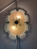 Vintage smeedijzeren plafonnière, Huis en Inrichting, Lampen | Plafondlampen, Ophalen