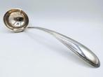 Zilveren soeplepel met parelrand, M. Logerath, Amsterdam, Antiek en Kunst, Verzenden, Zilver