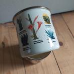 Lucky Vintage Gift Republic emaille set mokken cactussen, ., Ophalen of Verzenden, Zo goed als nieuw, .