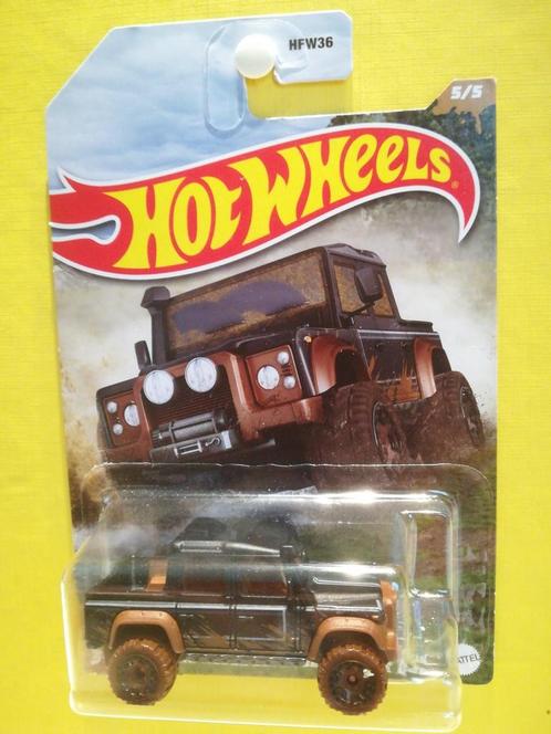 '15 Land Rover Defender Double Cab Hot Wheels HWF36 15/5, Hobby en Vrije tijd, Modelauto's | Overige schalen, Nieuw, Auto, Ophalen of Verzenden