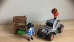 Playmobil Offroad buggy + dinovangnet, Ophalen of Verzenden, Gebruikt