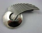 Ari D.Norman. Space age zilveren broche, uitgebreid gemerkt, Ophalen, Zo goed als nieuw, Zilver, Zilver