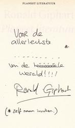 Giphart, Ronald - Planeet literatuur (Gesigneerd 1998 1e dr), Ophalen of Verzenden, Zo goed als nieuw, Nederland