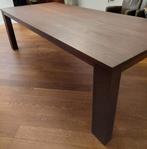 strak handgemaakt eiken tafel, Huis en Inrichting, Tafels | Eettafels, 150 tot 200 cm, 200 cm of meer, Ophalen of Verzenden, Zo goed als nieuw