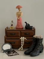 Vintage Houten Sieradenkastje / Sieradenkistje, Antiek en Kunst, Ophalen of Verzenden