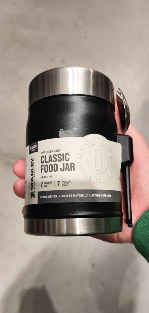Voedsel thermoskan STANLEY CLASSIC zwarte kleur 400 ml, Caravans en Kamperen, Kampeeraccessoires, Nieuw, Verzenden