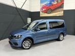 Volkswagen Caddy Maxi 1.4 TSI 125pk Automaat Rolstoelauto 5+, Auto's, 1350 kg, Gebruikt, Euro 6, Blauw