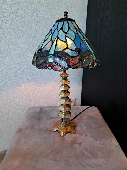 Tiffany lamp dragonfly, Antiek en Kunst, Antiek | Lampen, Ophalen of Verzenden