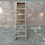 Schilderstrap,Trap,Hout,7 treden,hoog 1.45 m.,Brocante,deco, Doe-het-zelf en Verbouw, Ladders en Trappen, Ophalen, Gebruikt, Trap