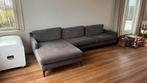 Leuke grijze bank chaise longue, Ophalen of Verzenden, Gebruikt, Stof