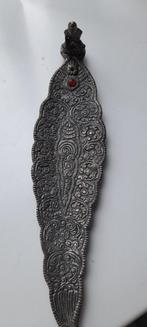 antieke wierook houder in de vorm van een blad , met buddha, Overige materialen, Gebruikt, Overige kleuren, Verzenden