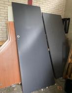 GRATIS antraciet hardhouten deuren, Doe-het-zelf en Verbouw, Deuren en Horren, Ophalen, Gebruikt, 80 tot 100 cm, Binnendeur