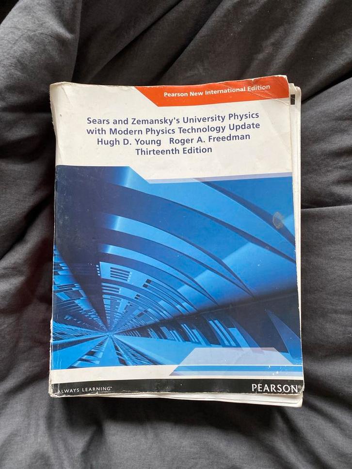 Sears & Zemansky's University Physics - 13e, Boeken, Studieboeken en Cursussen, Gelezen, HBO, Beta, Ophalen of Verzenden